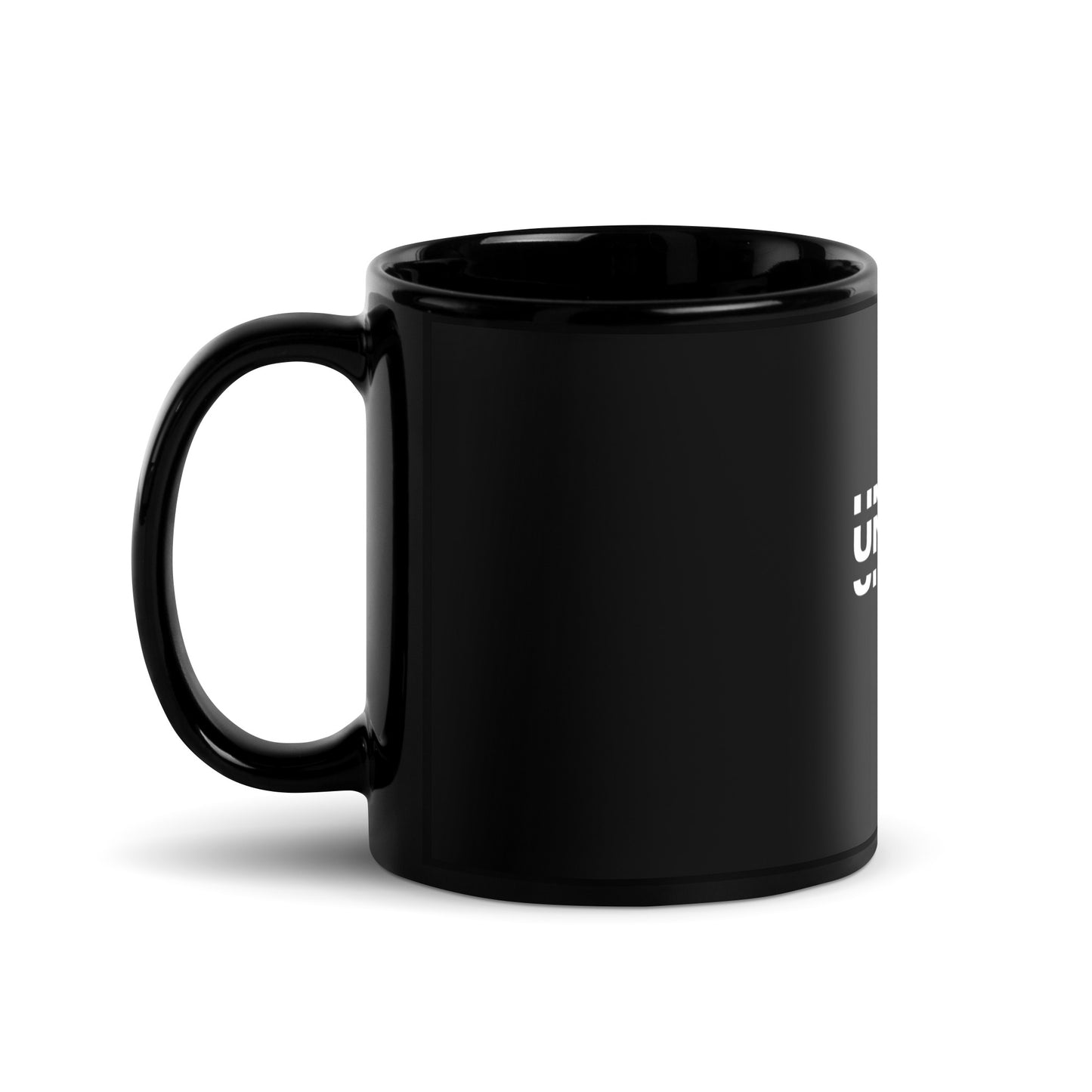 Unjoin Series Black Glossy Mug