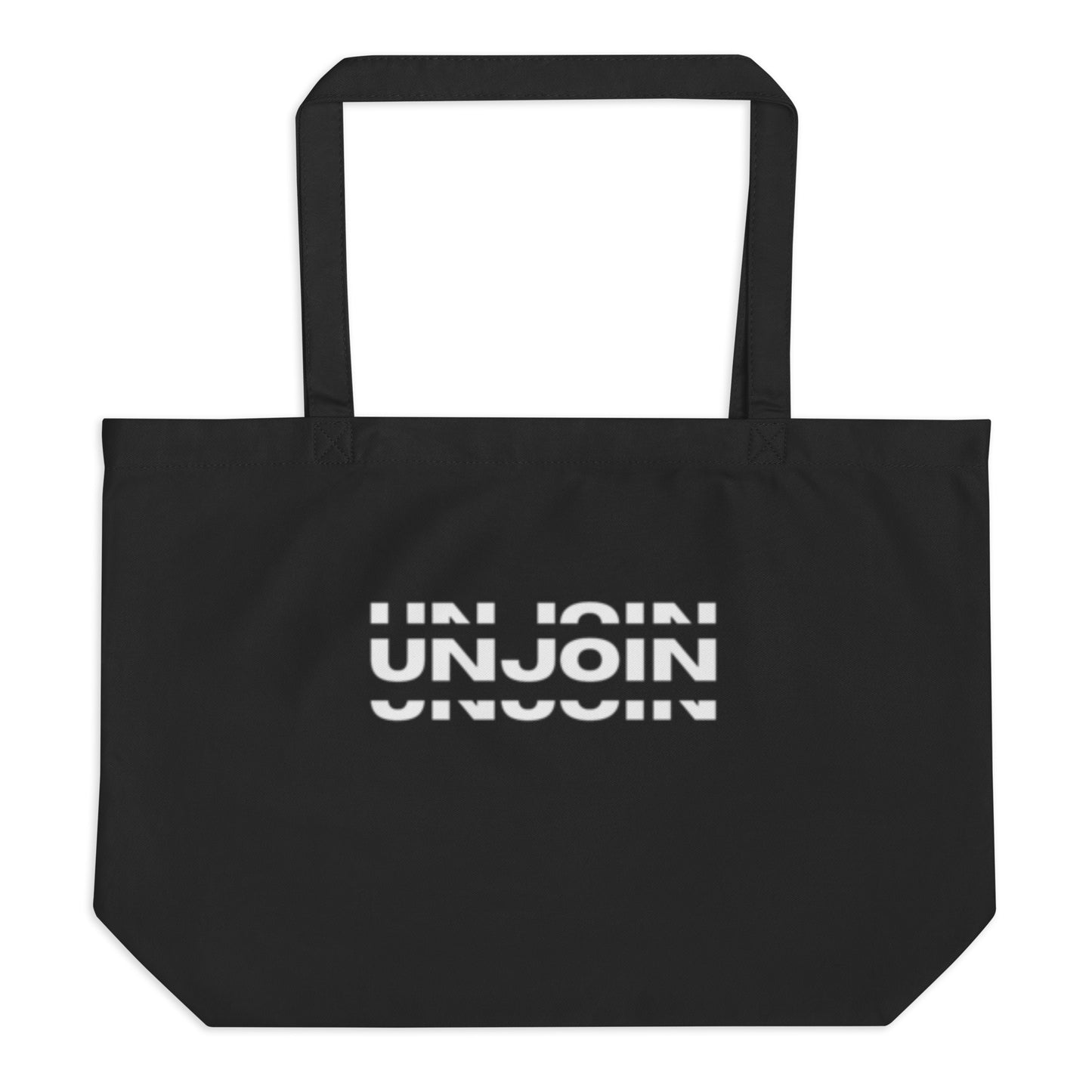 Unjoin Large Organic Tote Bag