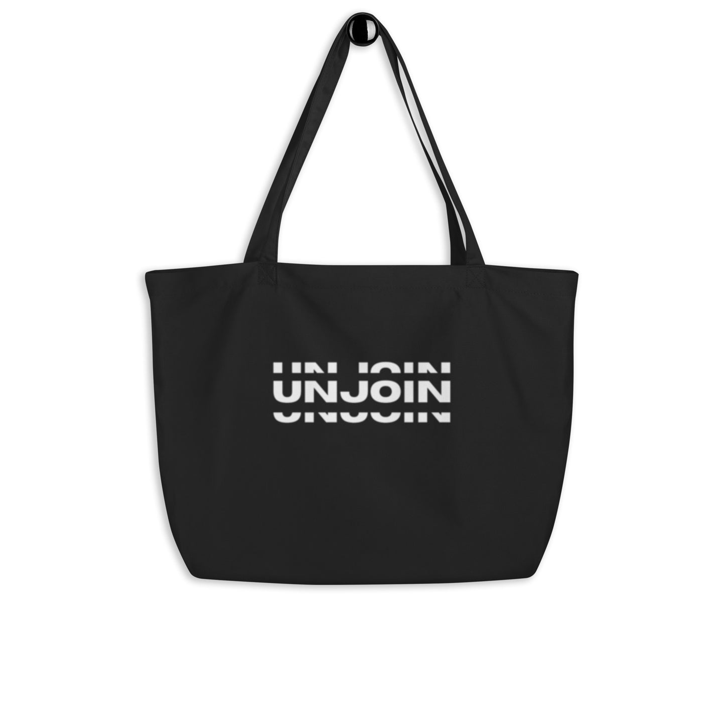 Unjoin Large Organic Tote Bag
