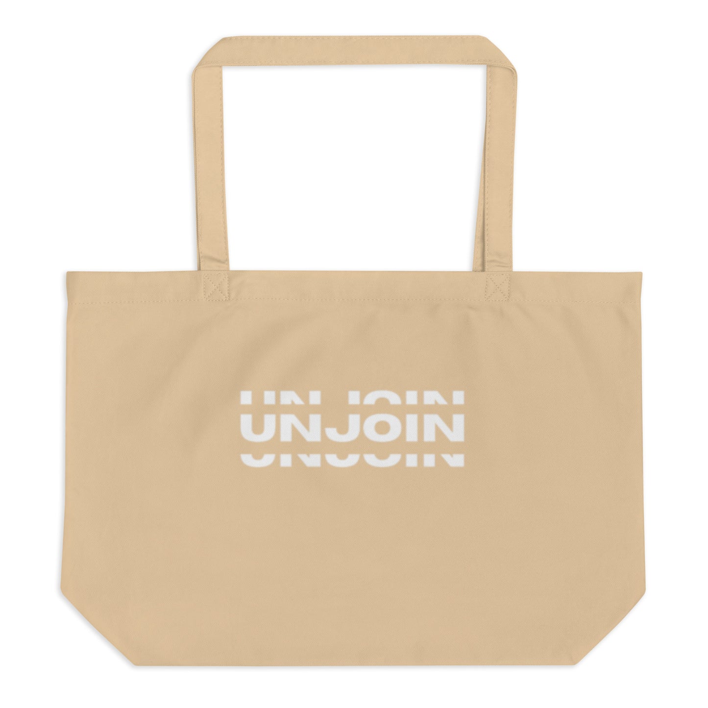 Unjoin Large Organic Tote Bag