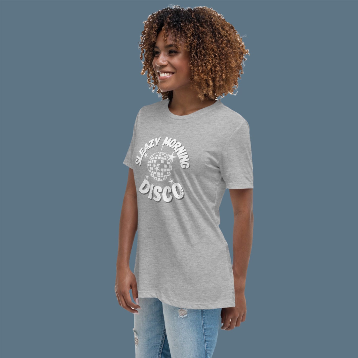 Sleazy Morning Disco Relaxed T-Shirt - Women's
