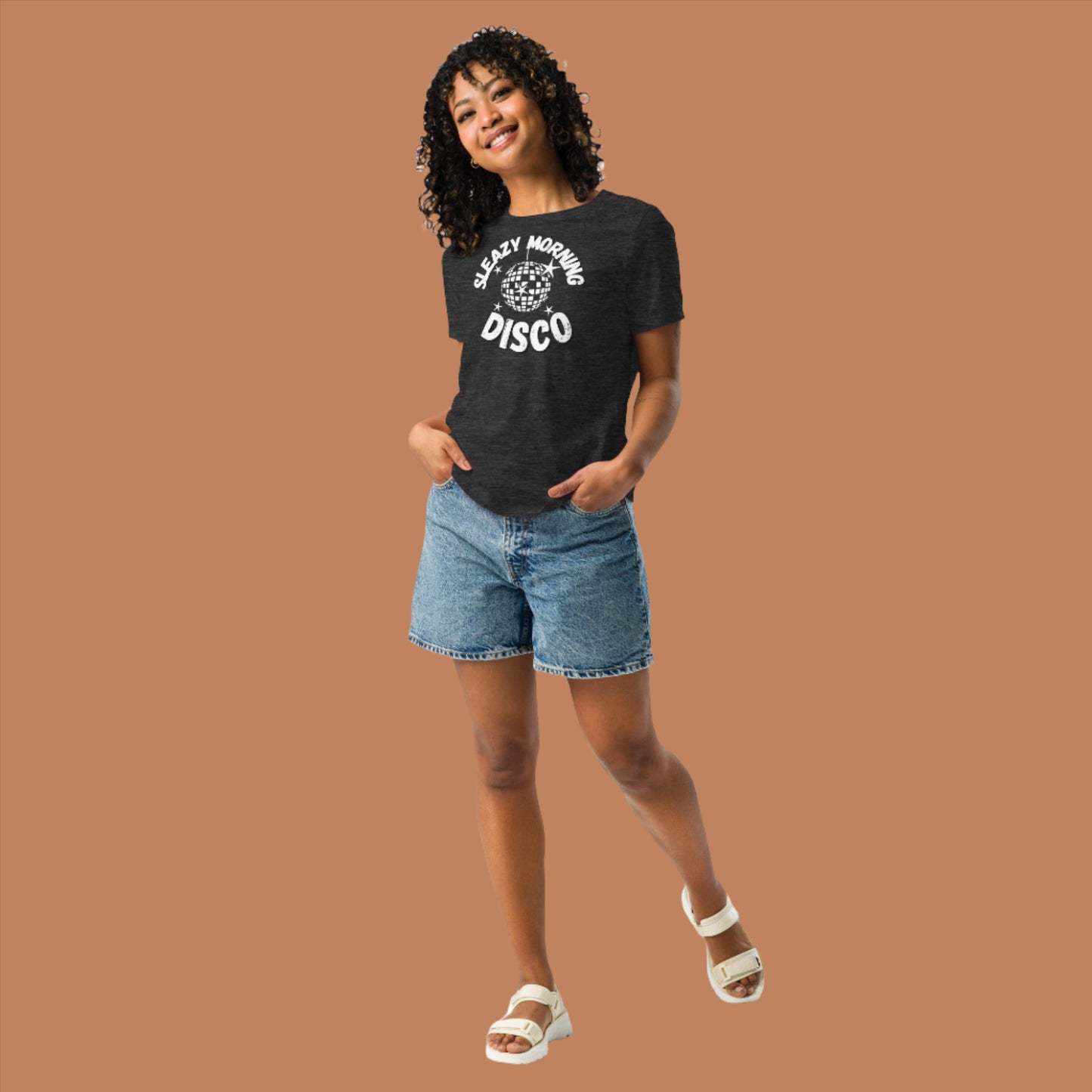 Sleazy Morning Disco Relaxed T-Shirt - Women's