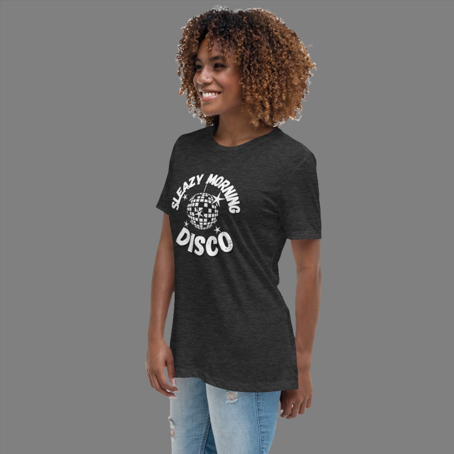 Sleazy Morning Disco Relaxed T-Shirt - Women's