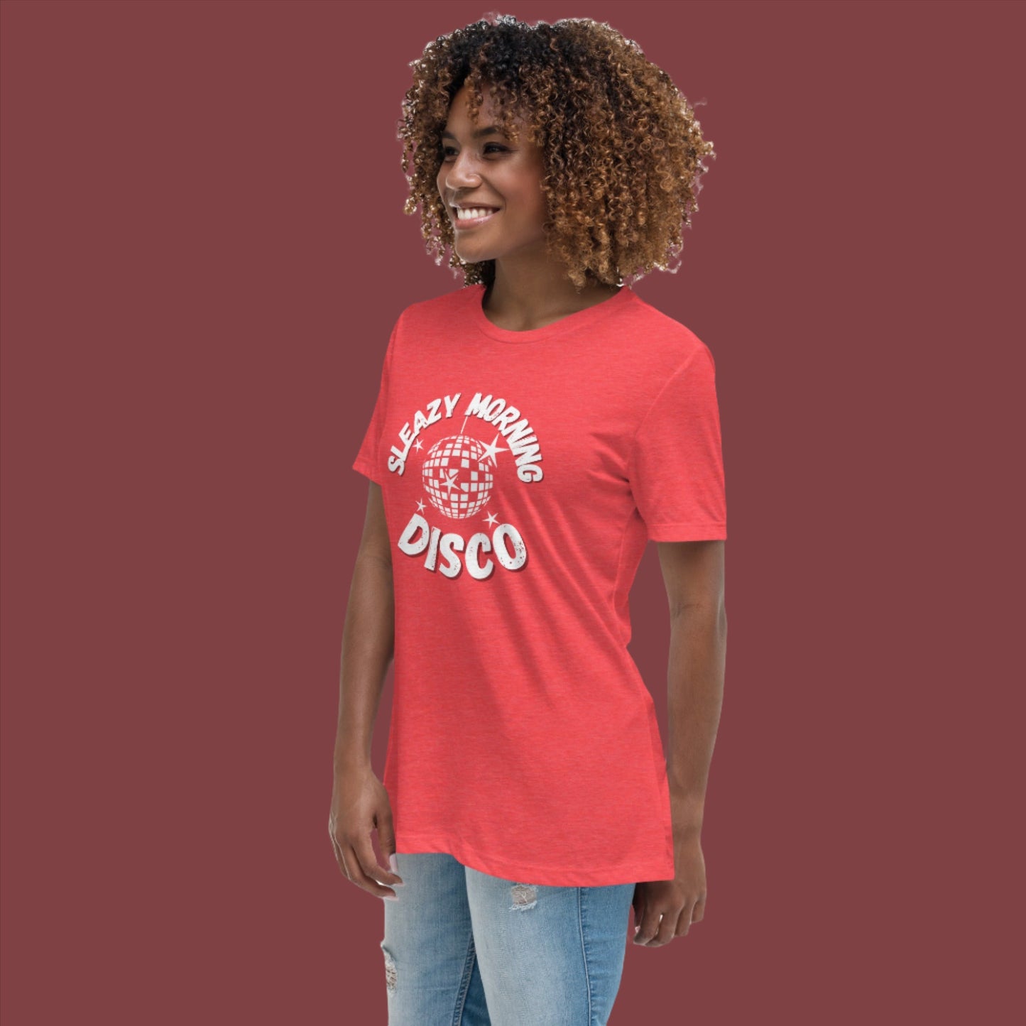 Sleazy Morning Disco Relaxed T-Shirt - Women's
