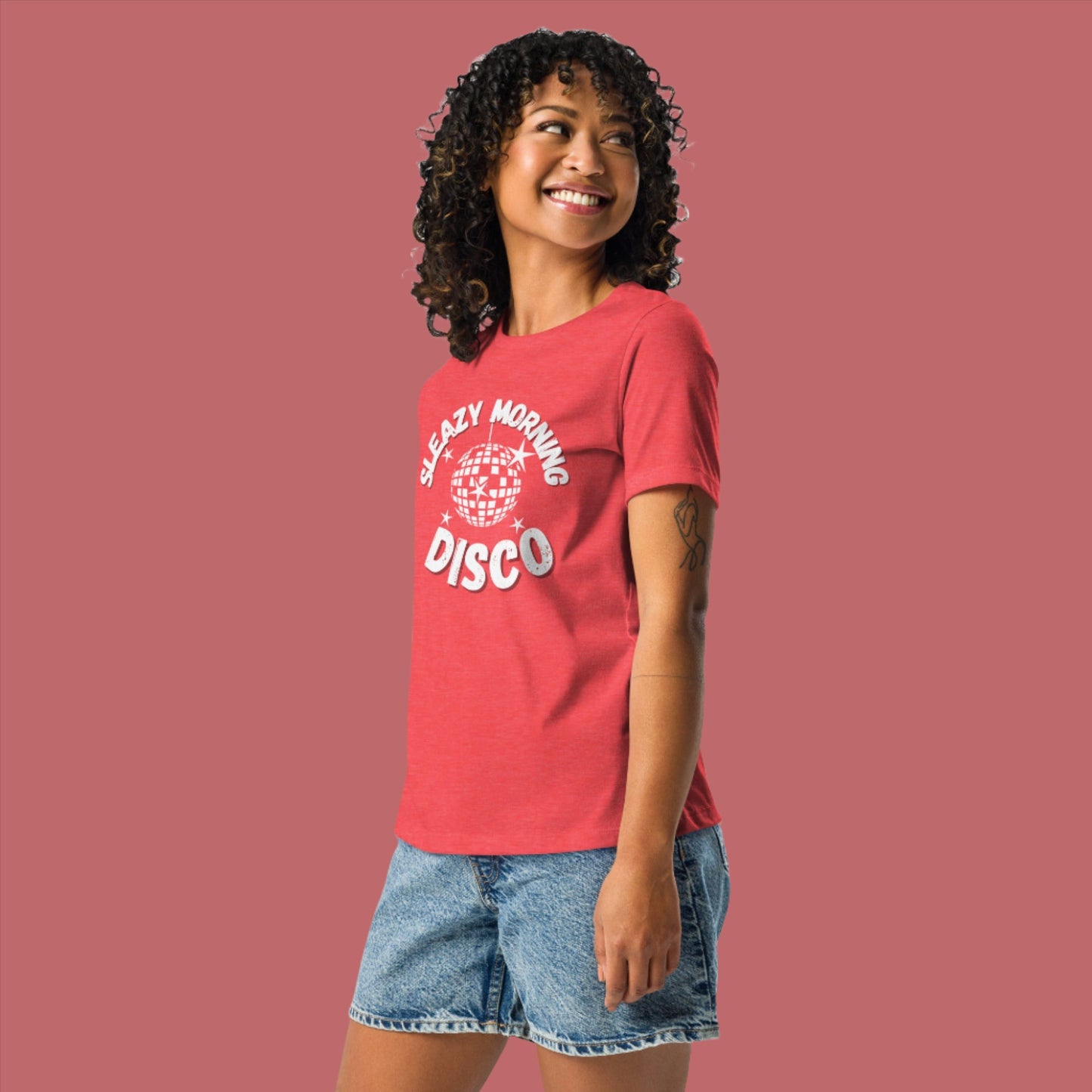 Sleazy Morning Disco Relaxed T-Shirt - Women's