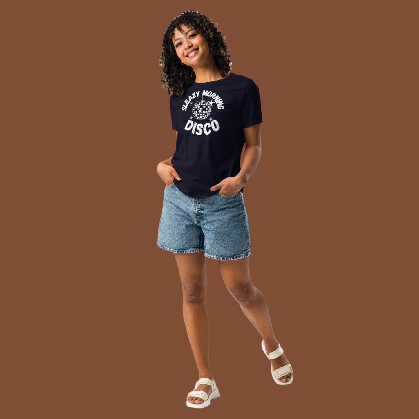 Sleazy Morning Disco Relaxed T-Shirt - Women's