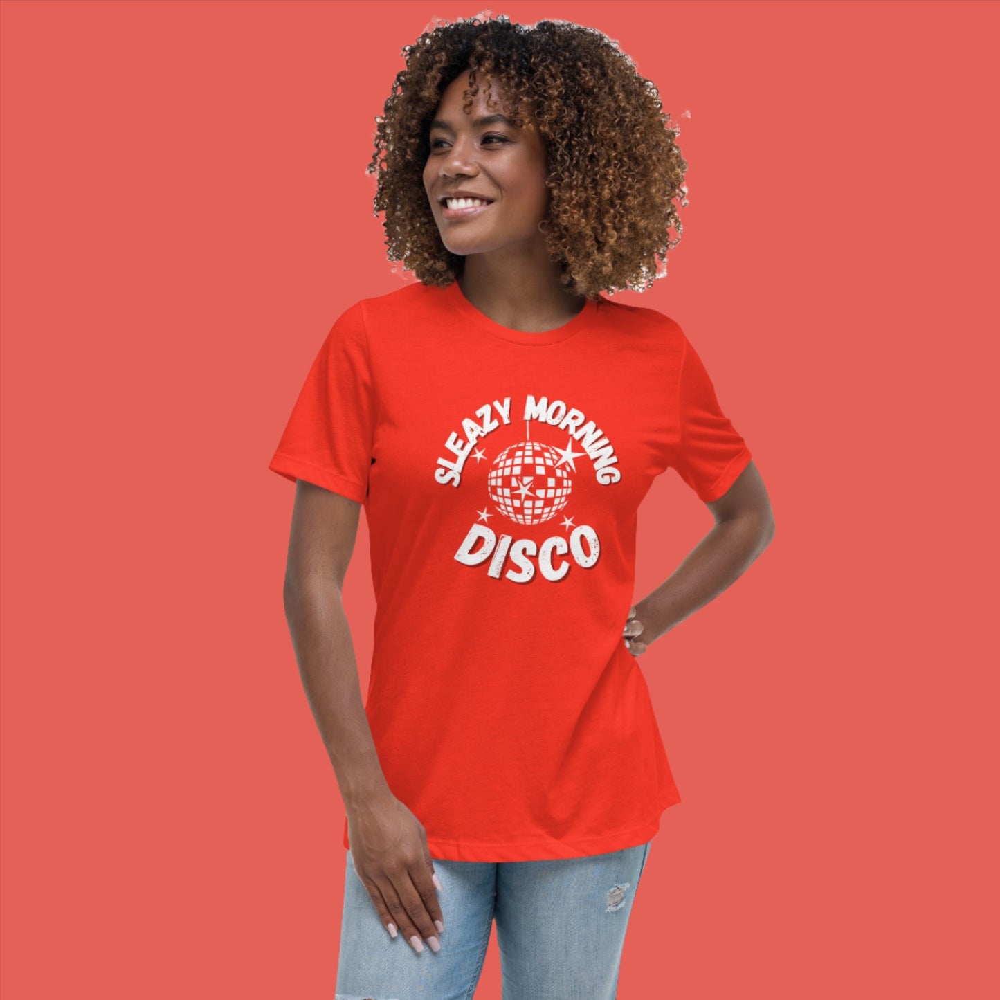 Sleazy Morning Disco Relaxed T-Shirt - Women's