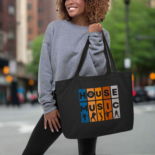 HouseMusic Series Large Tote Bag