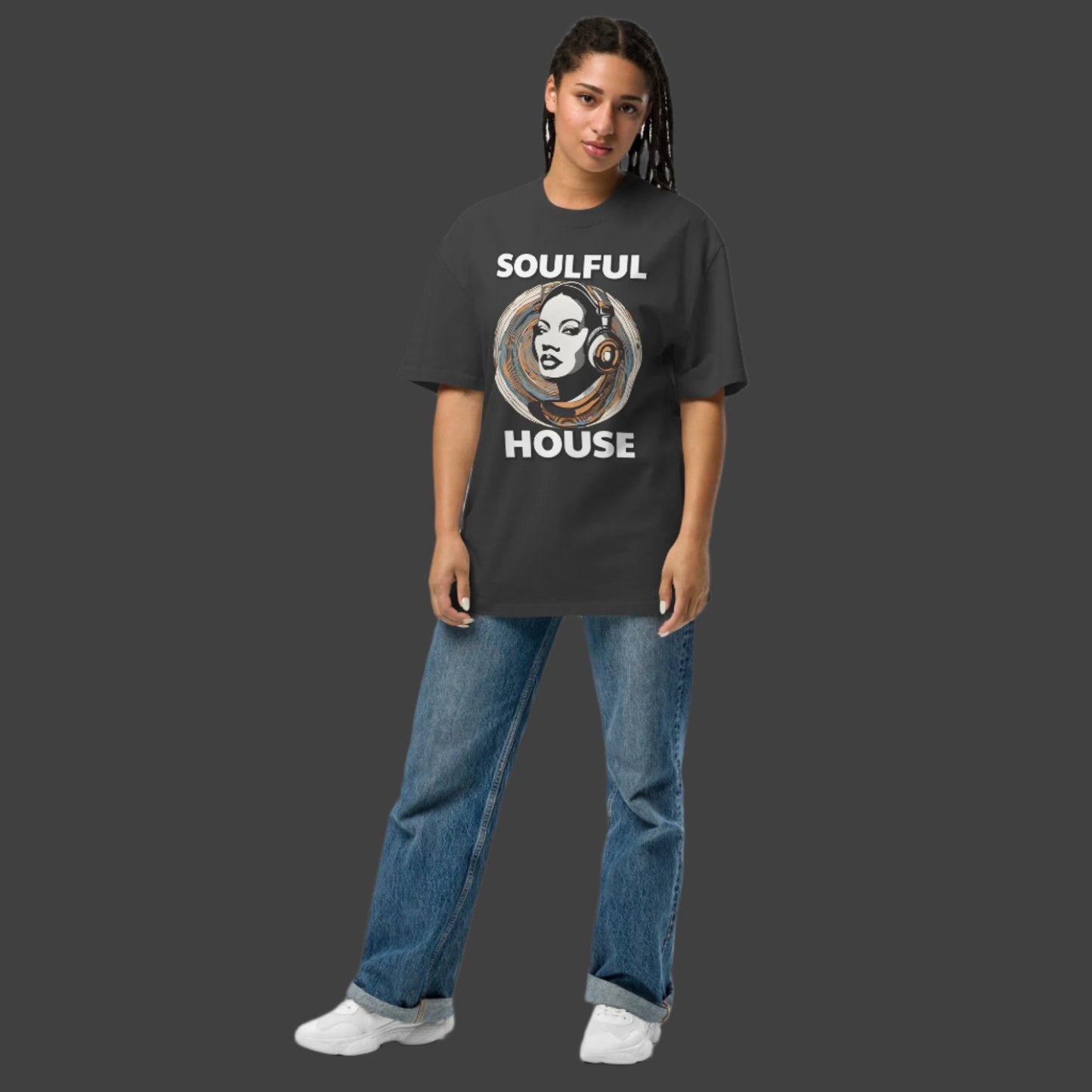 Soulful House Collectives Oversized Faded T-shirt Unisex