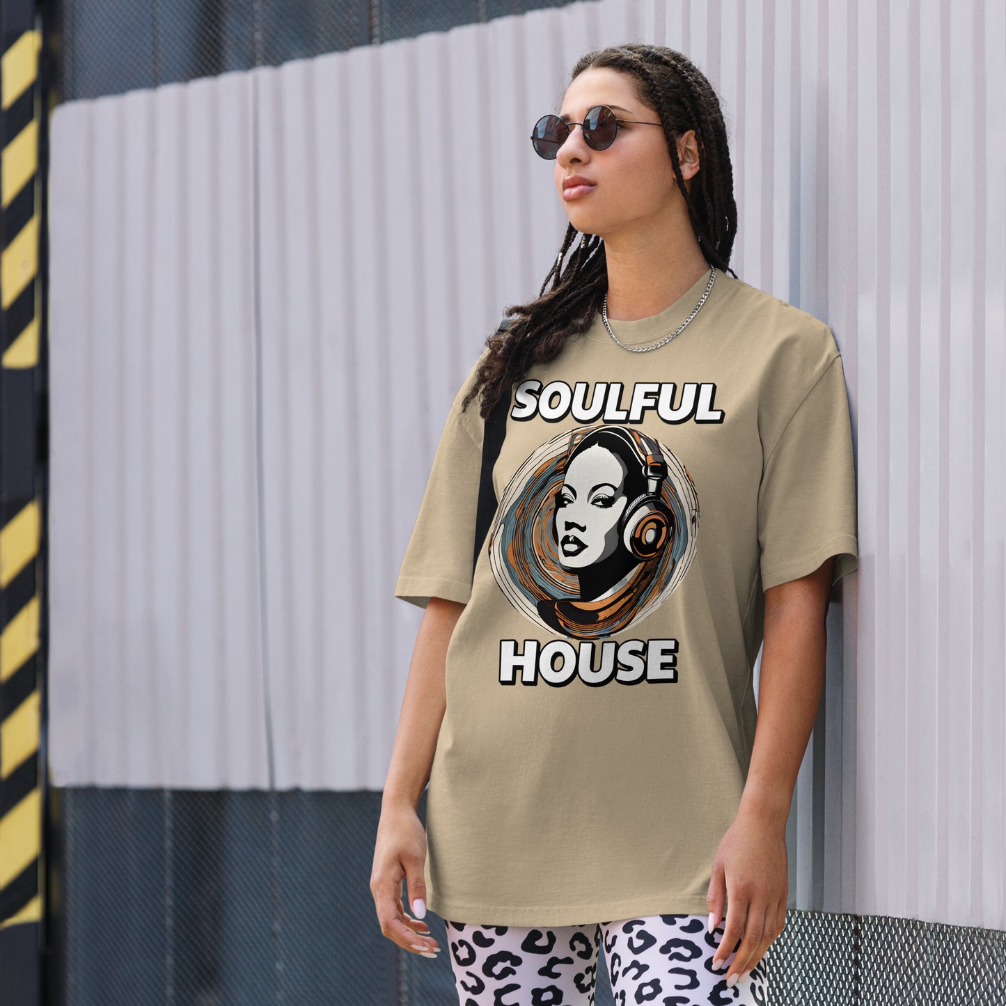 Soulful House Collectives Oversized Faded T-shirt Unisex