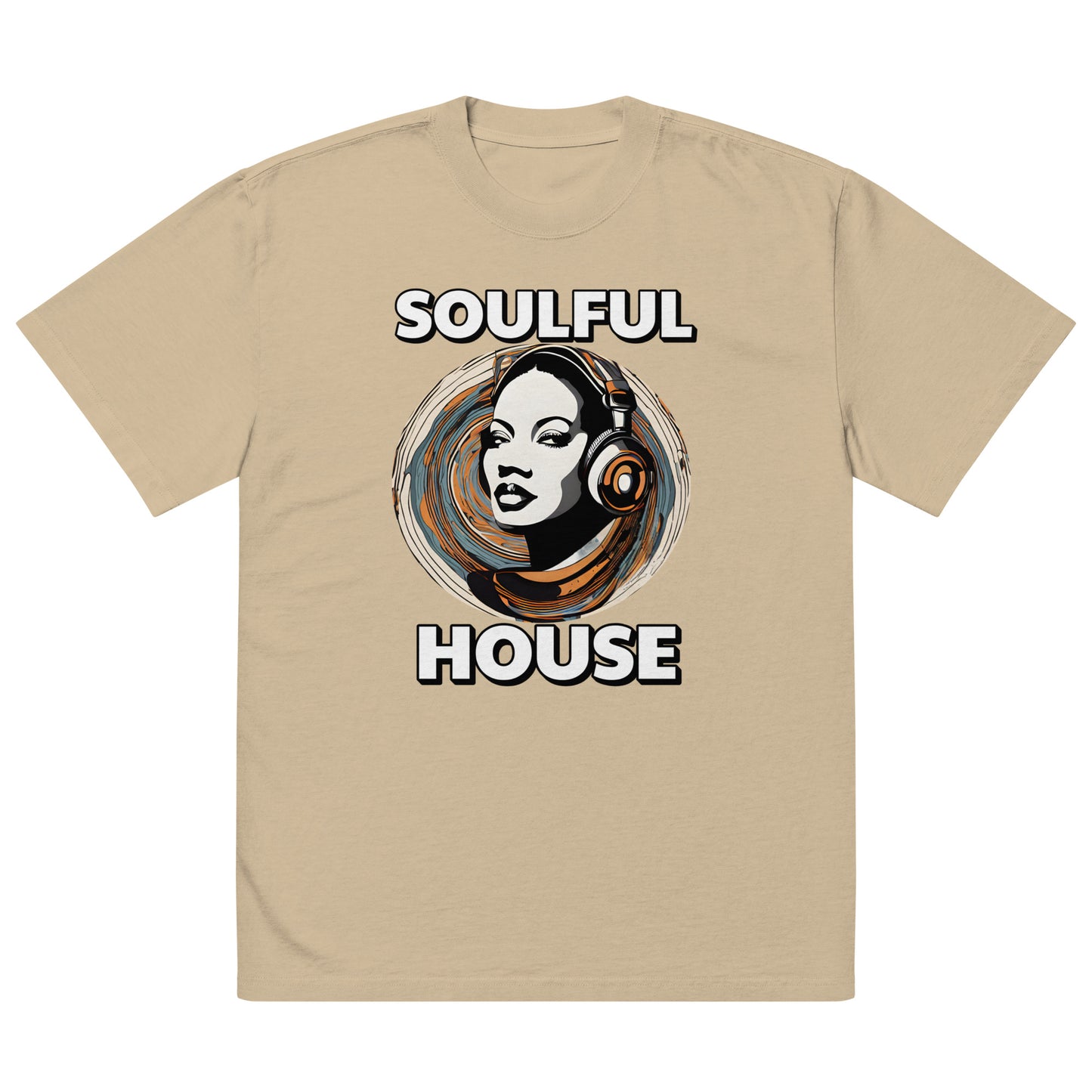 Soulful House Collectives Oversized Faded T-shirt Unisex