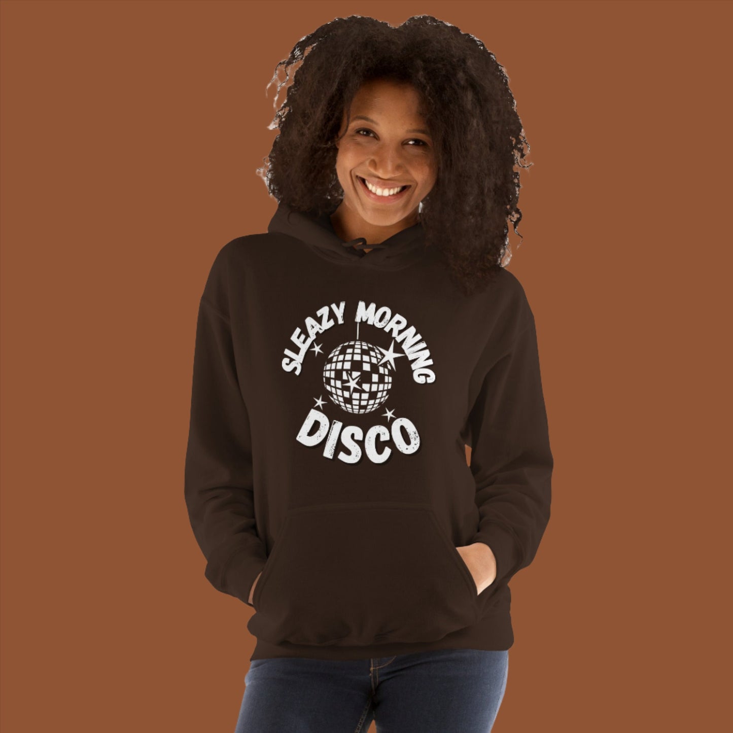 Sleazy Morning Disco Cozy Hoodie - Unisex