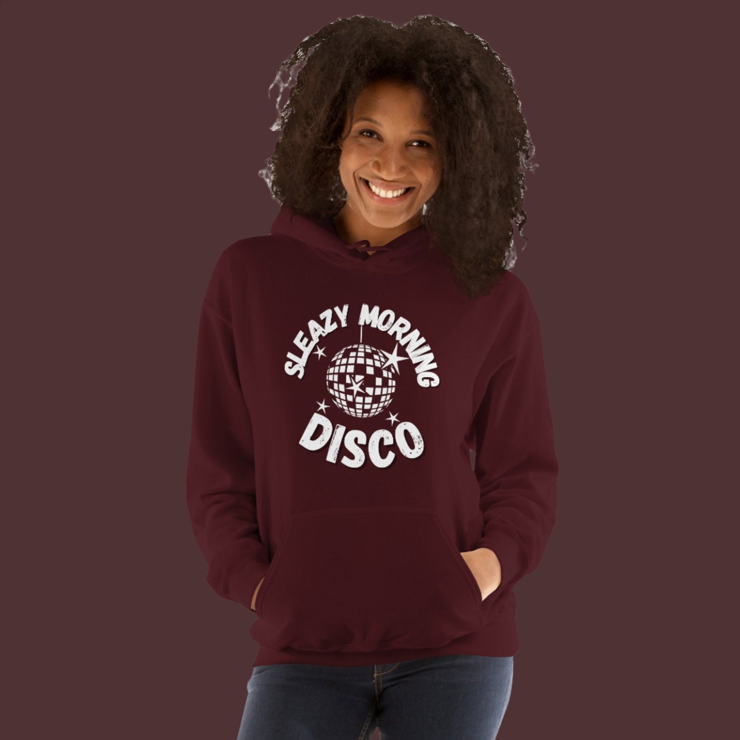 Sleazy Morning Disco Cozy Hoodie - Unisex