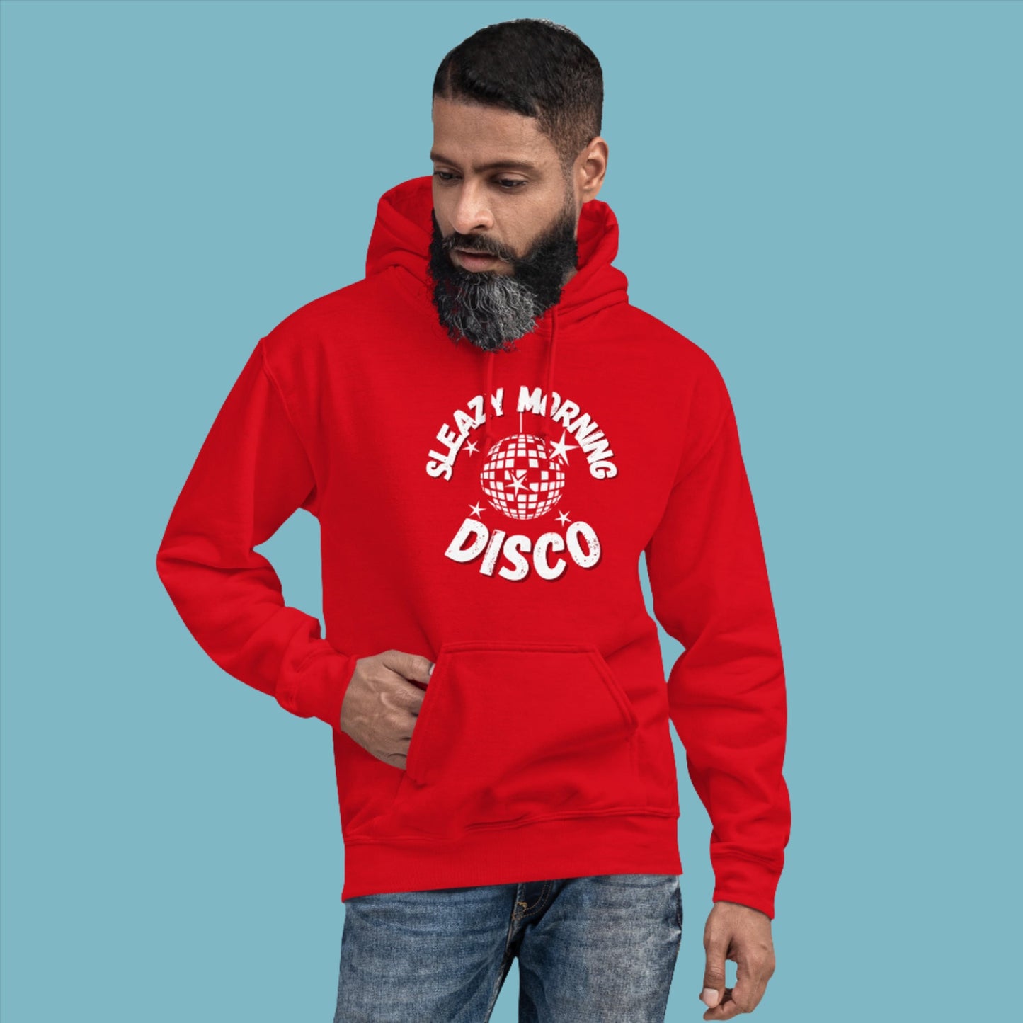 Sleazy Morning Disco Cozy Hoodie - Unisex