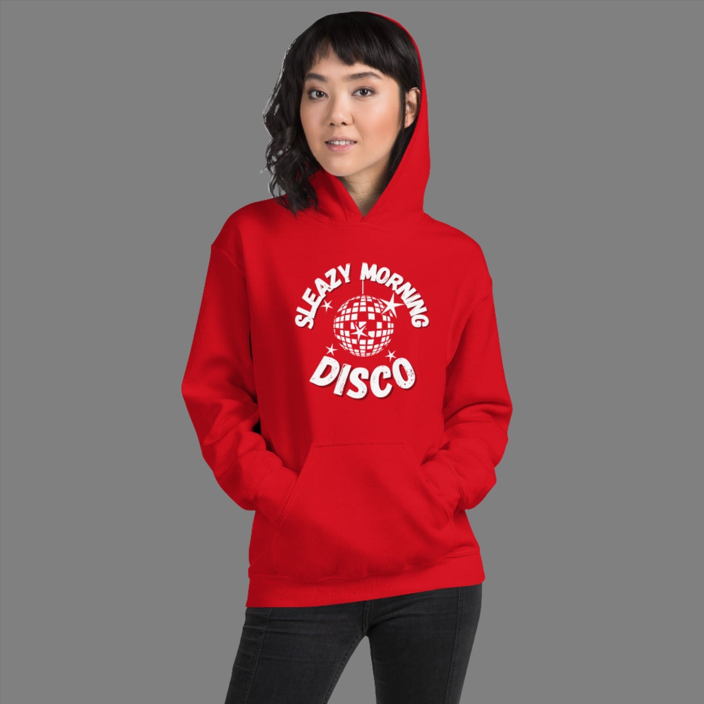 Sleazy Morning Disco Cozy Hoodie - Unisex