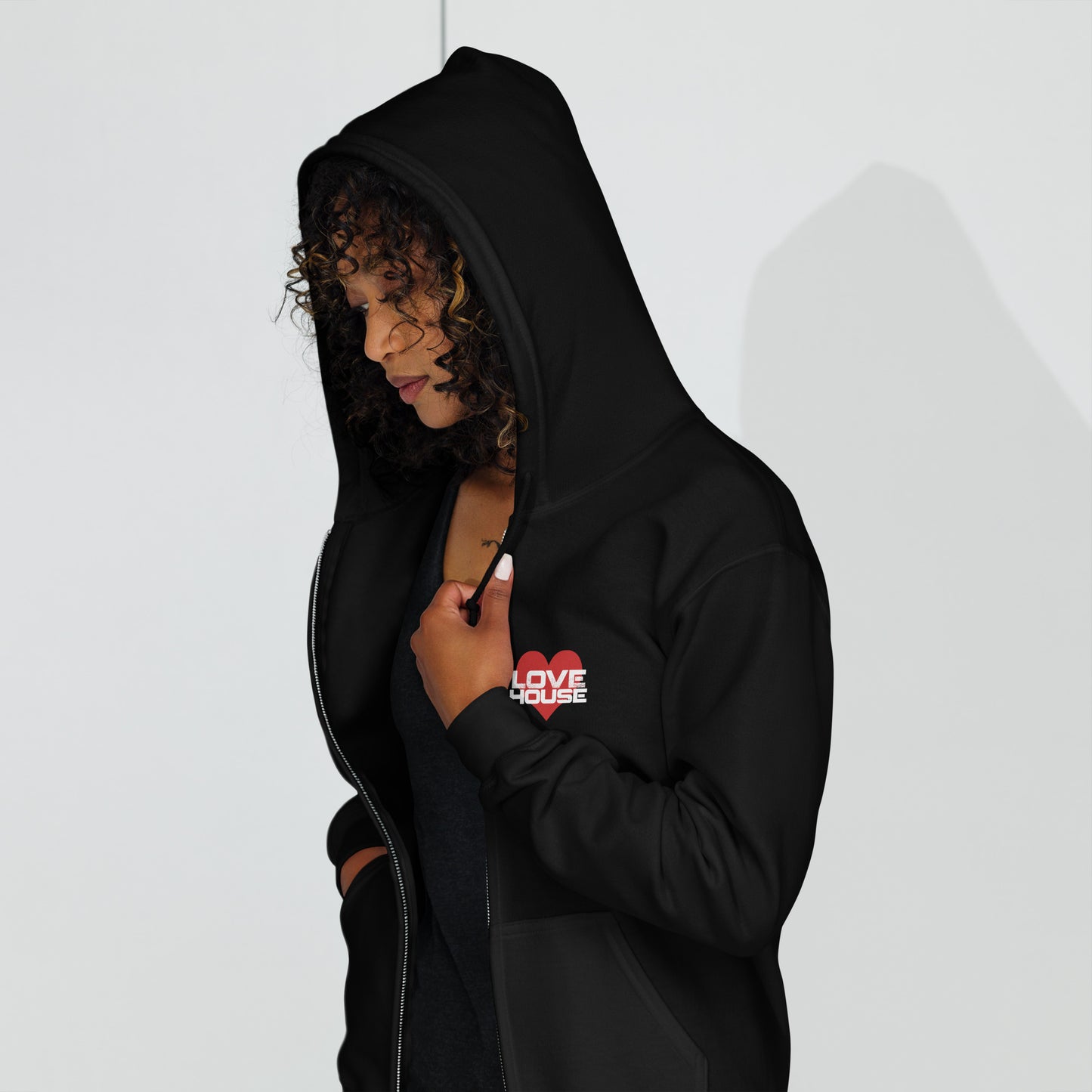 LoveHouse Series Heavy Blend Zip Hoodie - Unisex