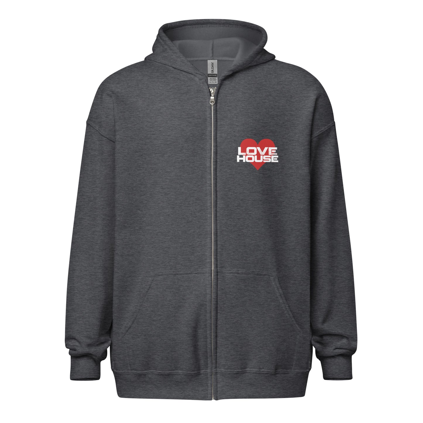 LoveHouse Series Heavy Blend Zip Hoodie - Unisex