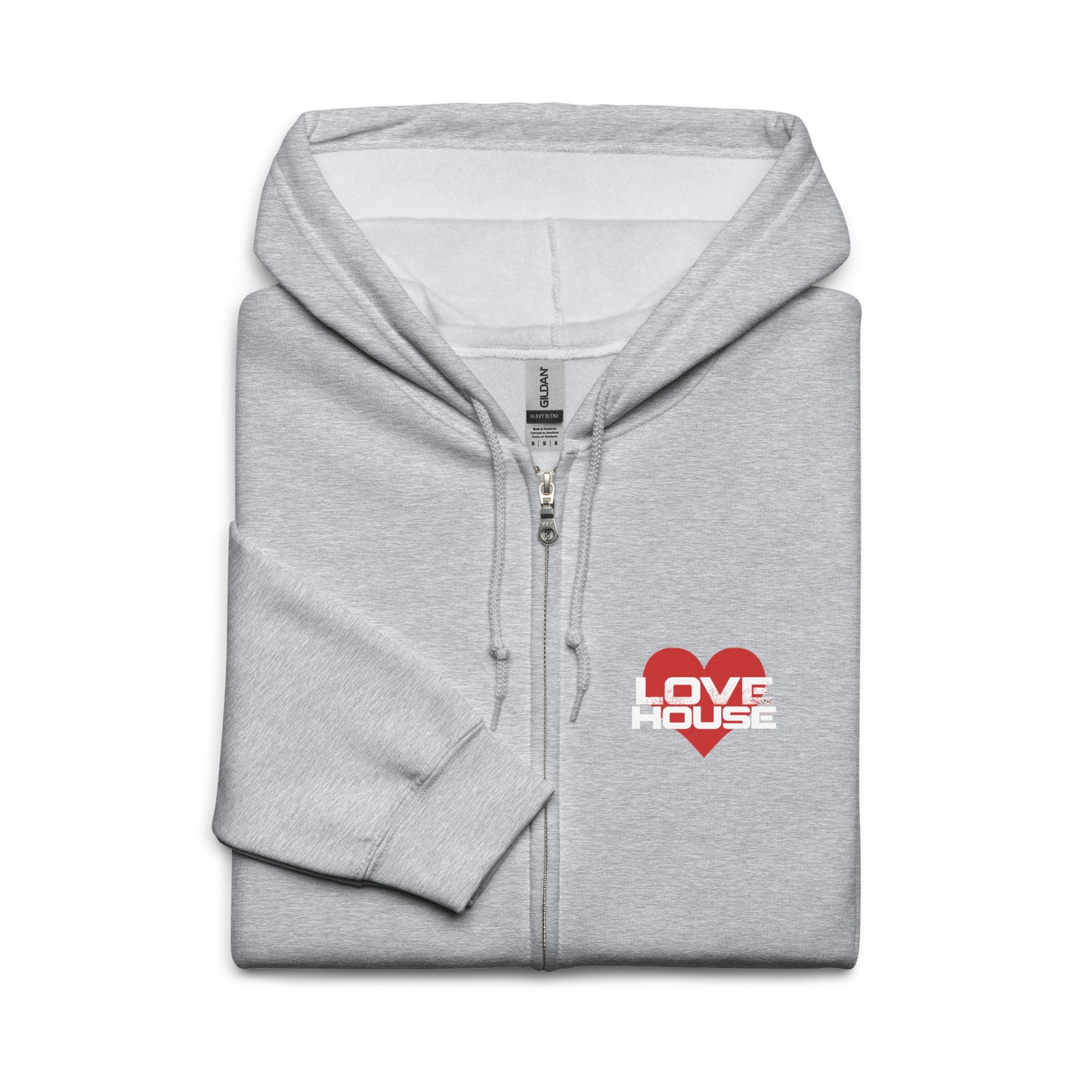 LoveHouse Series Heavy Blend Zip Hoodie - Unisex