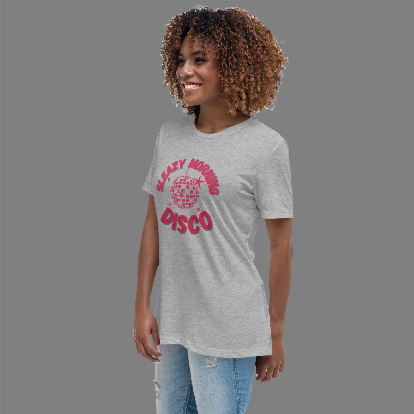 Sleazy Morning Disco Relaxed T-Shirt - Women's