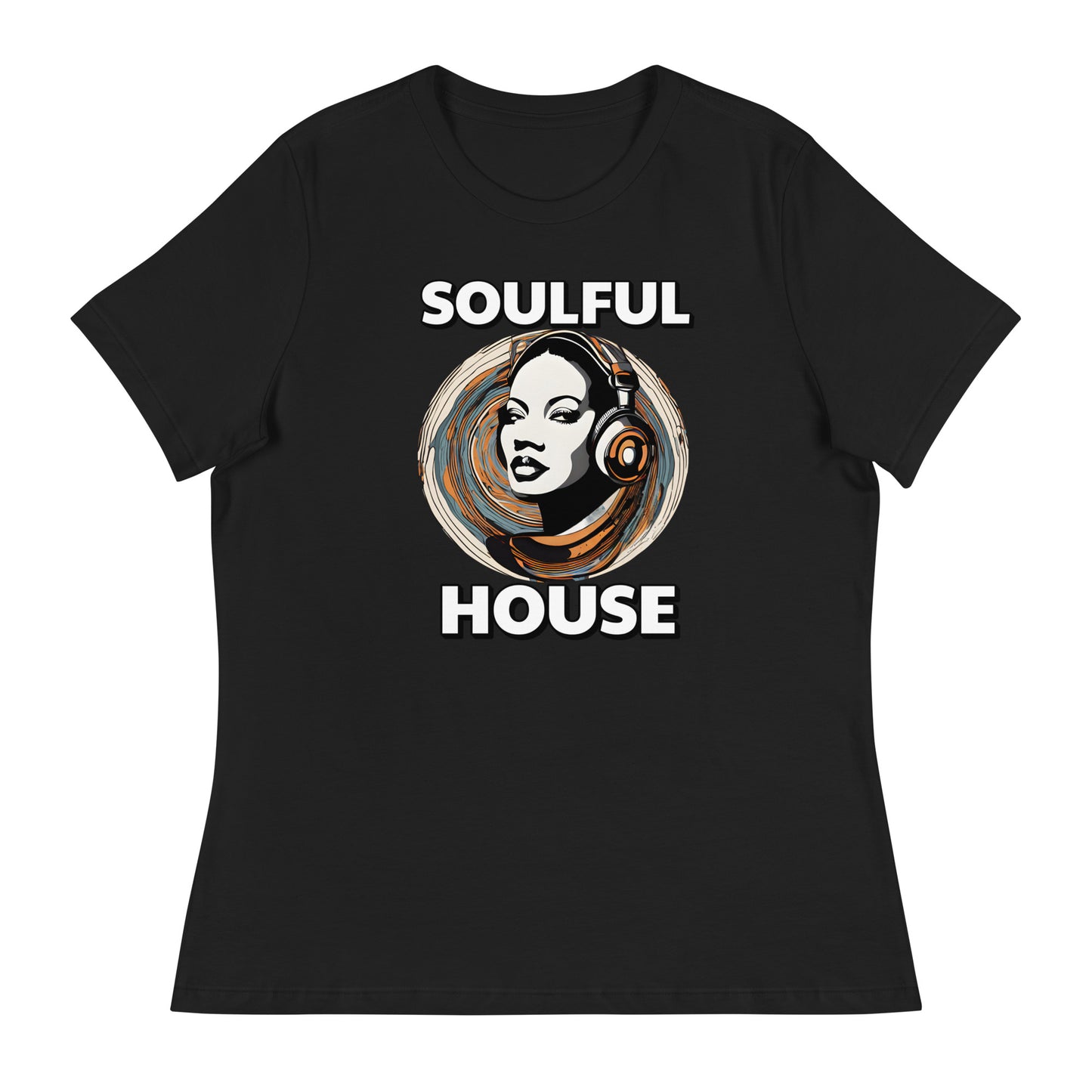 Soulful House Music Collectives Relaxed T-Shirt Women's