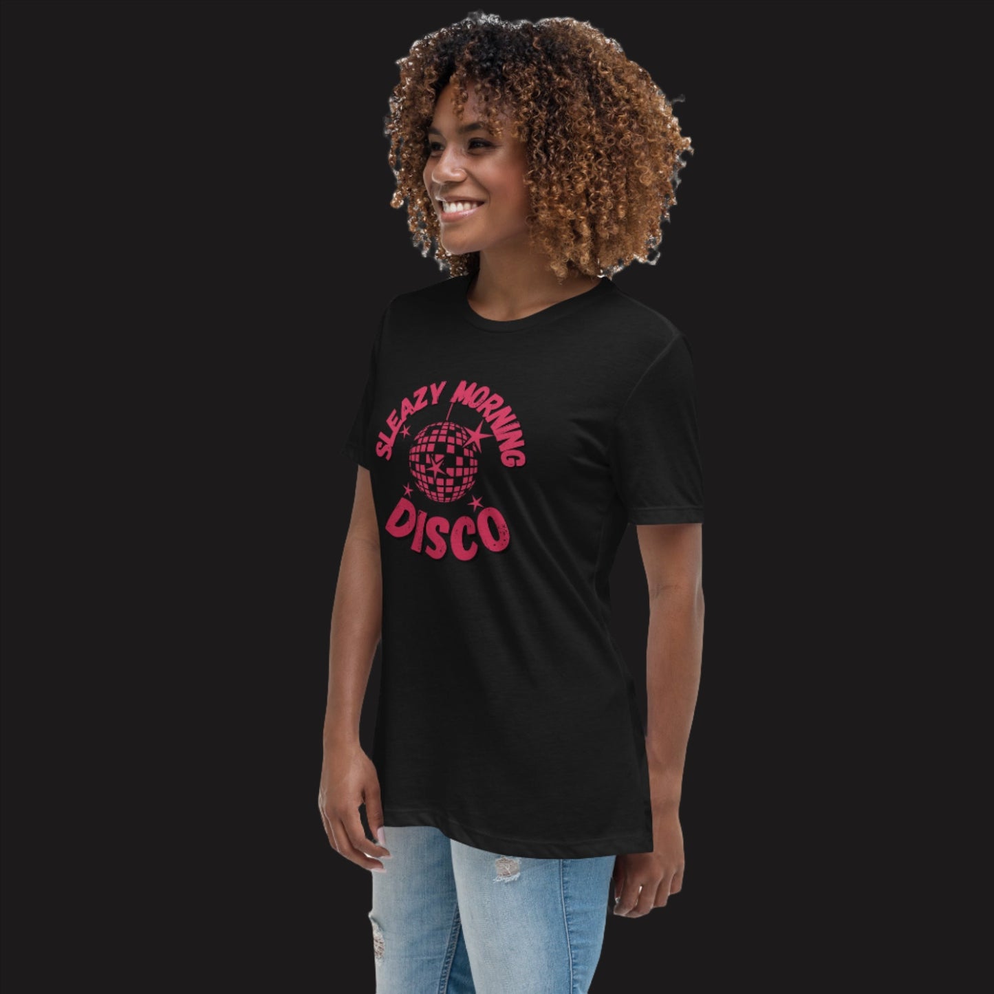 Sleazy Morning Disco Relaxed T-Shirt - Women's