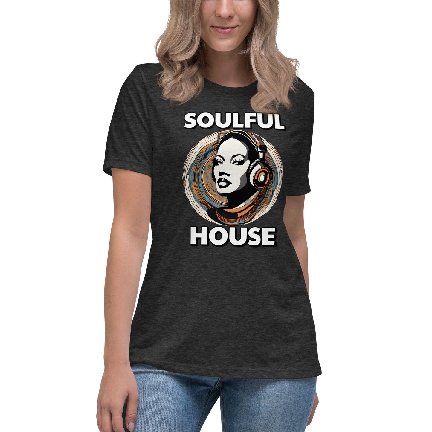 Soulful House Music Collectives Relaxed T-Shirt Women's