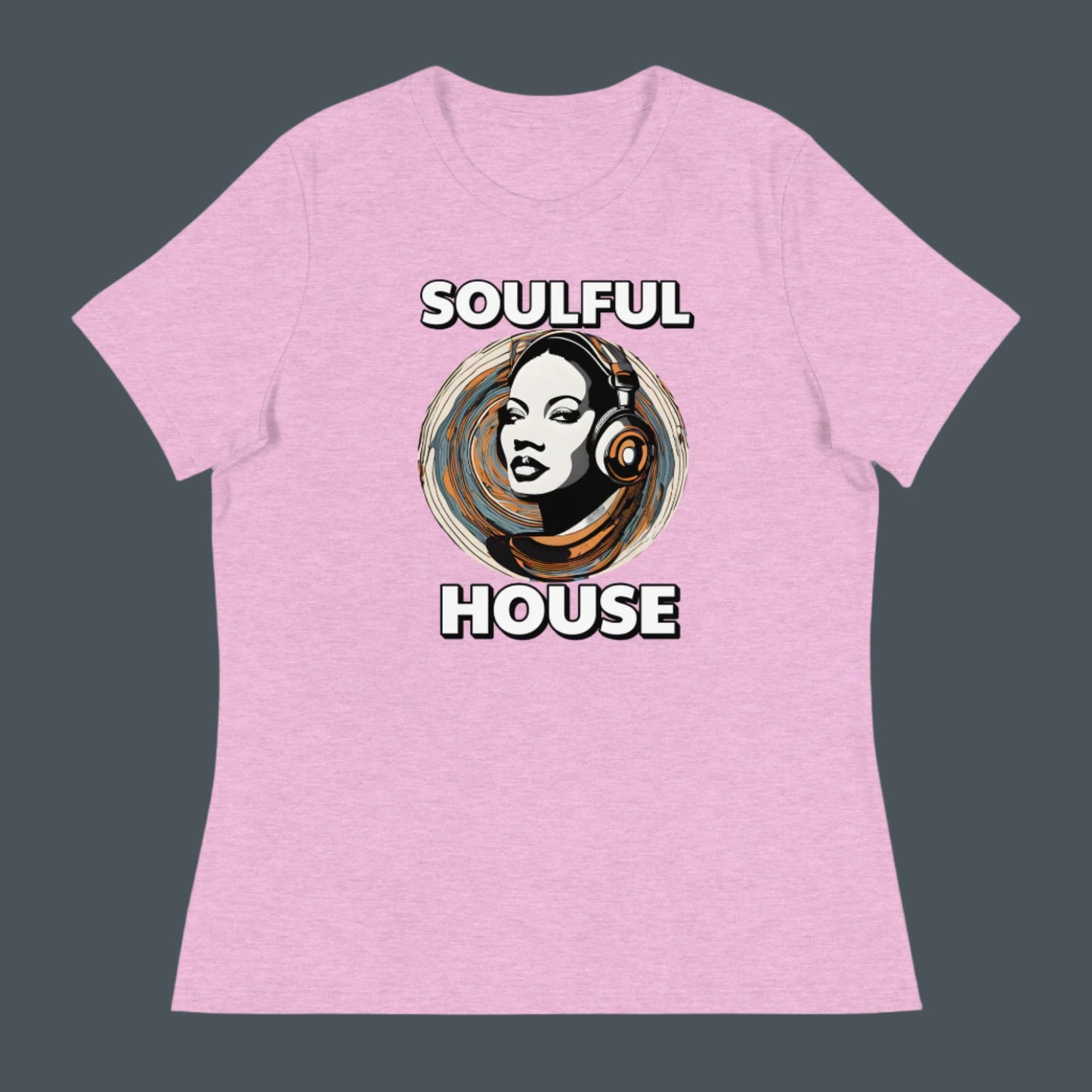 Soulful House Music Collectives Relaxed T-Shirt Women's