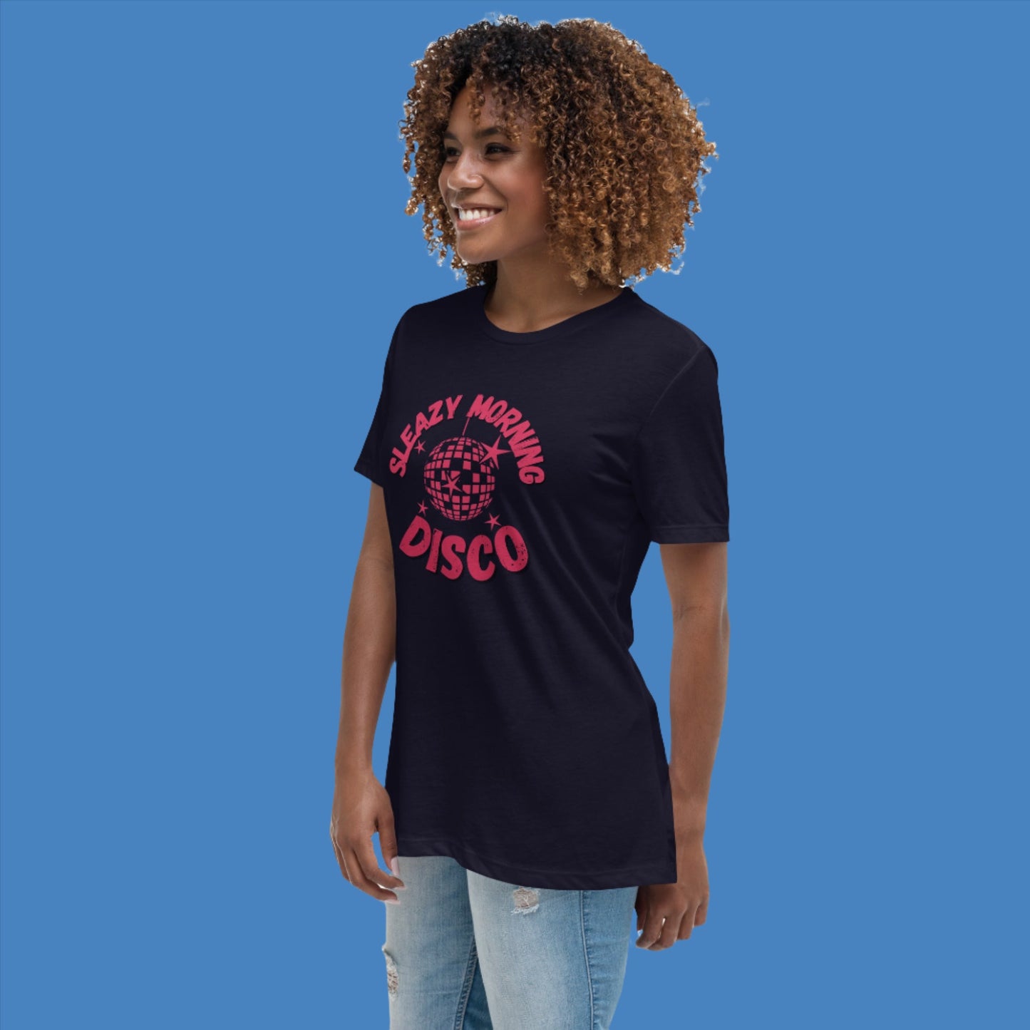 Sleazy Morning Disco Relaxed T-Shirt - Women's