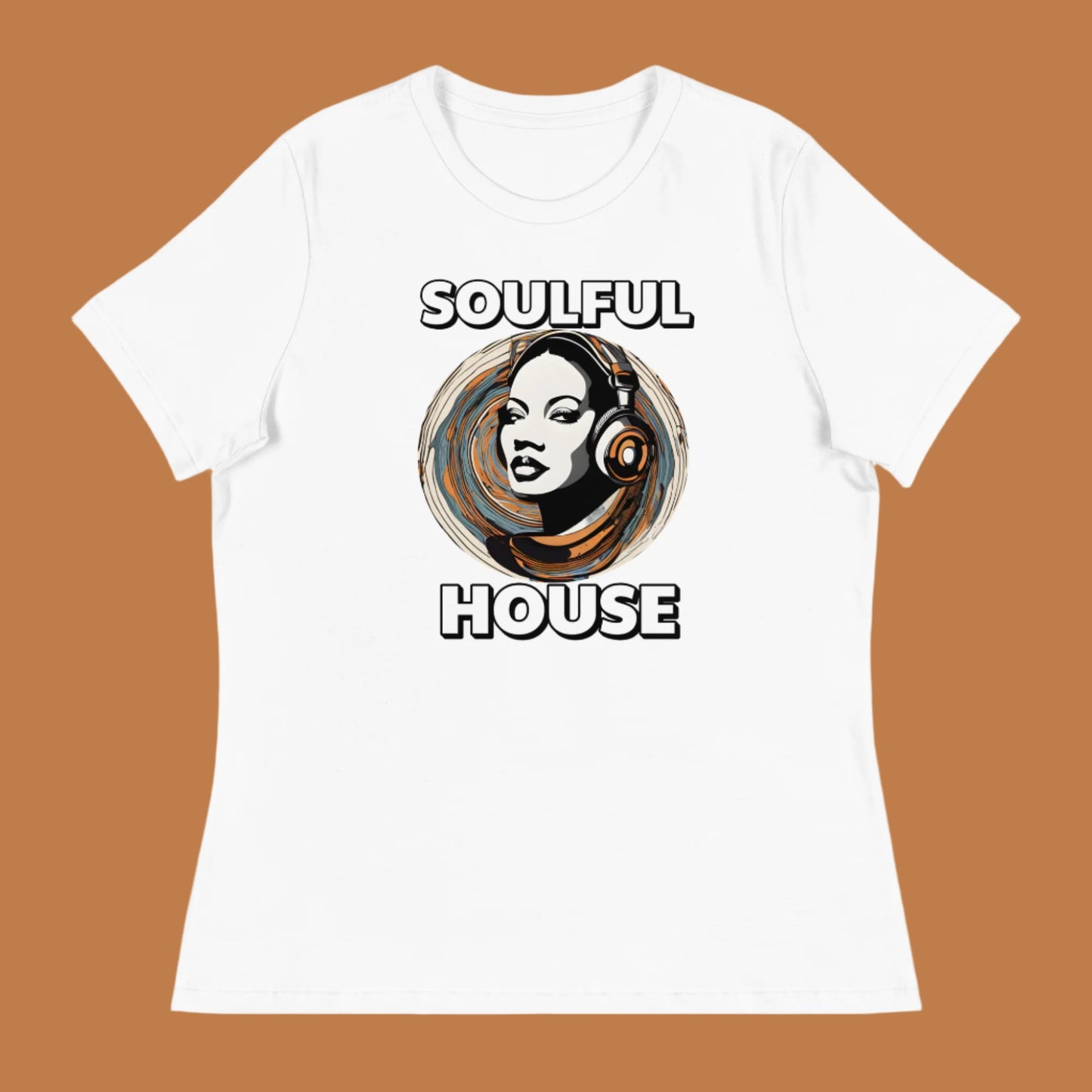 Soulful House Music Collectives Relaxed T-Shirt Women's