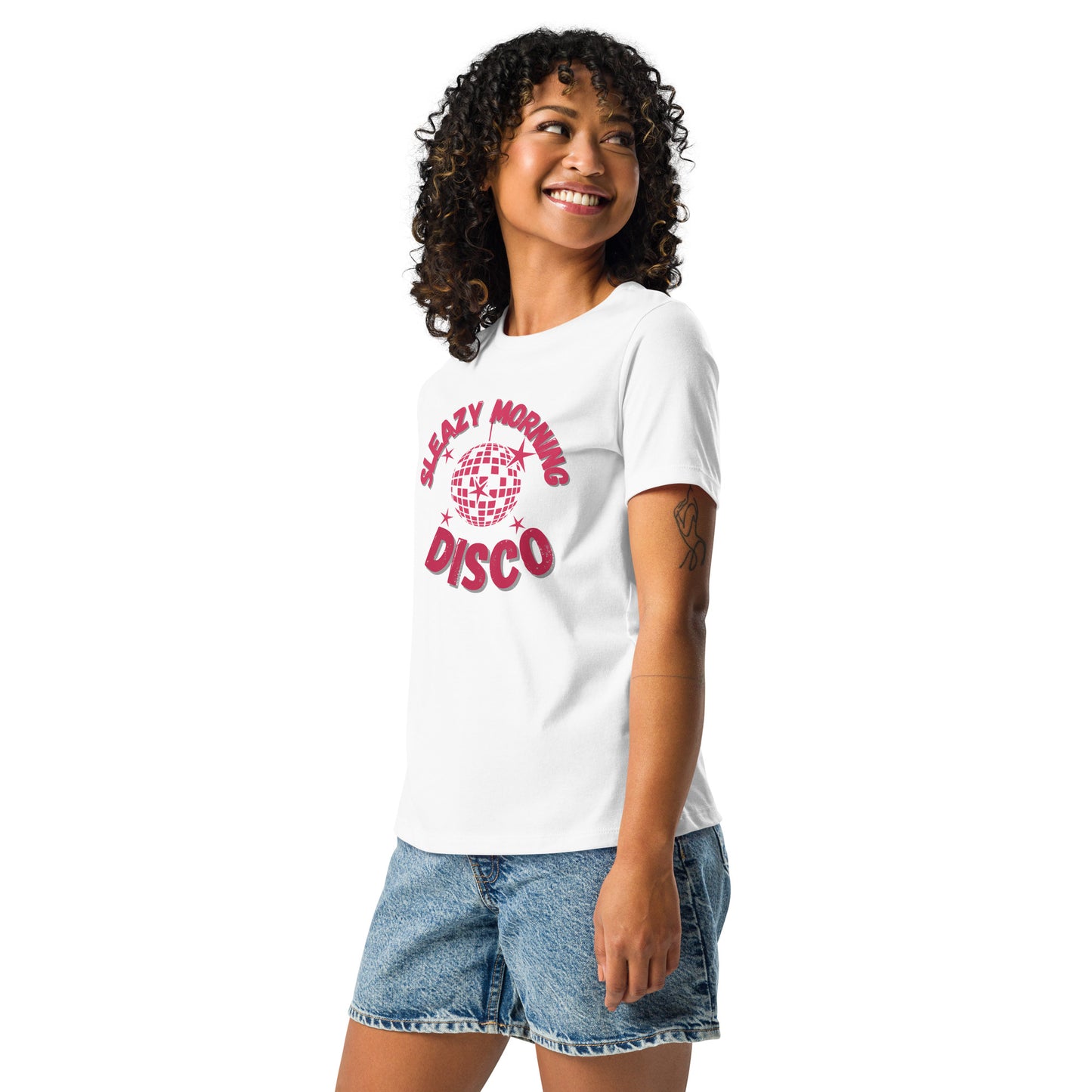 Sleazy Morning Disco Relaxed T-Shirt - Women's